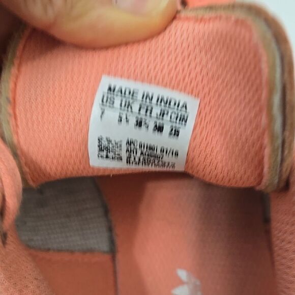 Adidas Pink Suede Sneakers Casual Style Size 7 - Picture 5 of 7